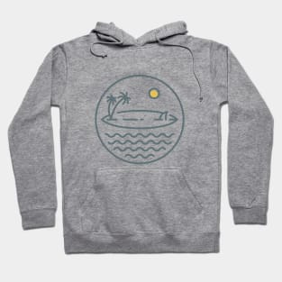 Surfing in Summer Hoodie